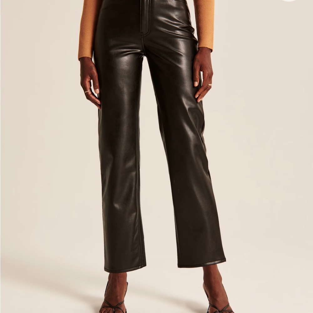 *NWT Abercrombie faux leather pant